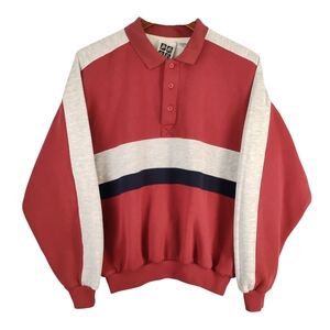Red and Gray Men's Sweatshirt
